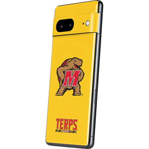 University of Maryland Terps Yellow Pixel Skins